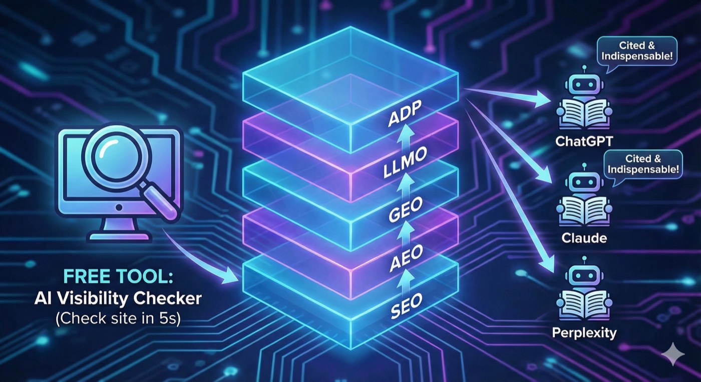 The Indispensability of AI Visibility: How the Five-Layer Stack Gets Your Content Cited by ChatGPT, Claude & Perplexity